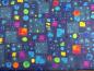 Preview: Patchworkstoff Windham Fabrics Presents tiefblau mit bunten Karos und Kreisen